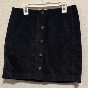 Toad&Co Button-Front curduroy Mini Skirt